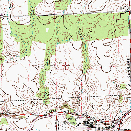 Topographic Map of Spruce Ridge Country Club, NY