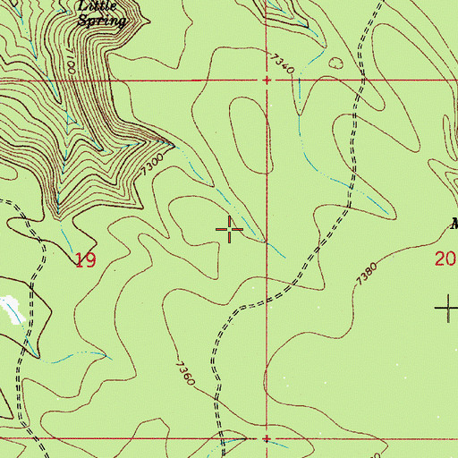 Topographic Map of Dink Tank, AZ
