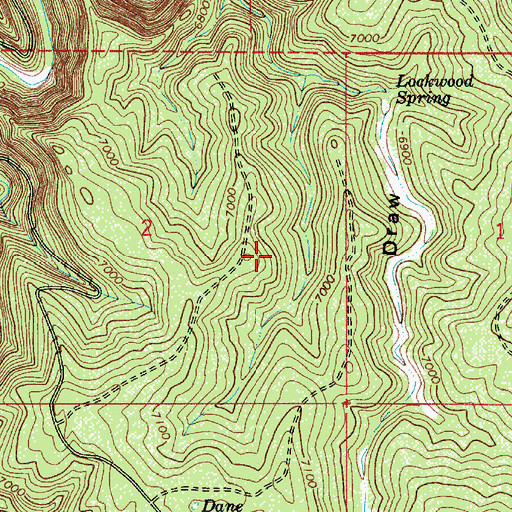 Topographic Map of Barber Tank, AZ