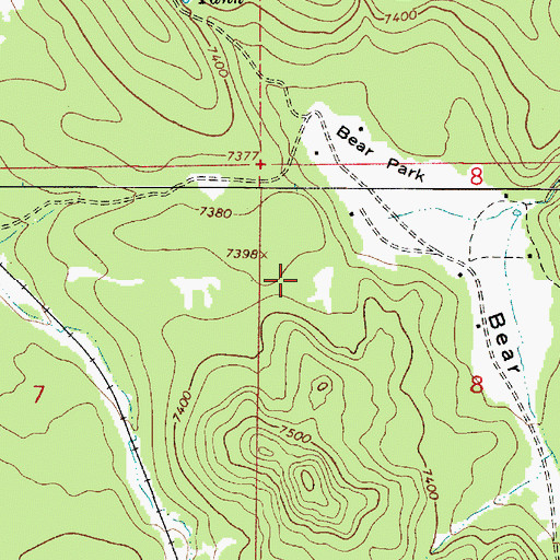 Topographic Map of Howard Tank, AZ