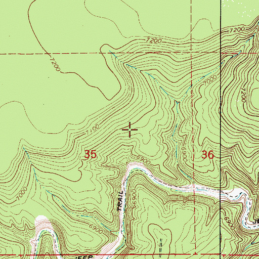 Topographic Map of Aculpulco Tank, AZ