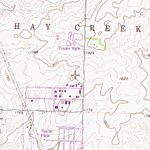 Topographic Map of Capital Christian Center, ND