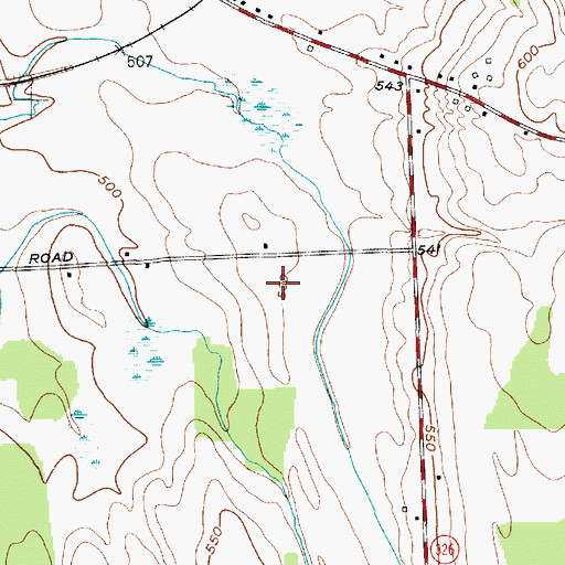 Topographic Map of O'Hara Dairy Farms, NY