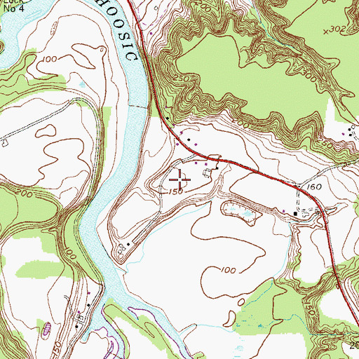 Topographic Map of Liberty Ridge Farm, NY