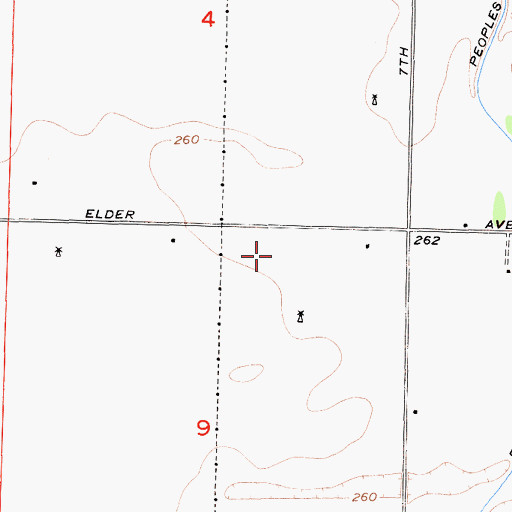 Topographic Map of Fagundes Ranch, CA