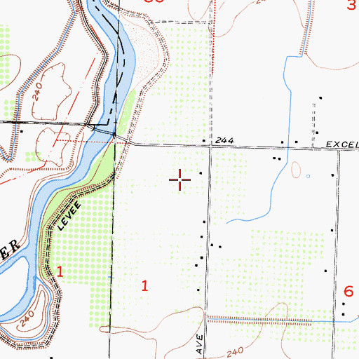Topographic Map of Stryd Brothers Ranch, CA