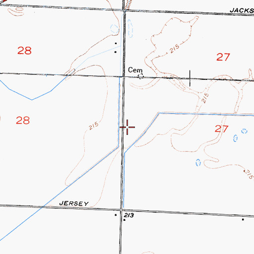 Topographic Map of Avila And Fernandes Dairy, CA