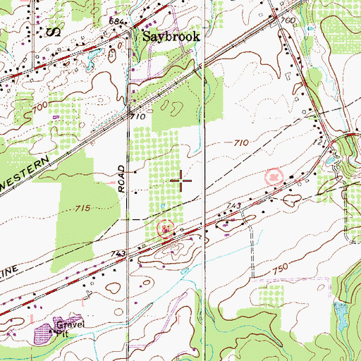 Topographic Map of Kiraly's Orchard, OH