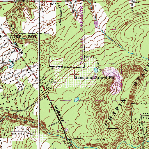 Topographic Map of Schupp Orchard, OH