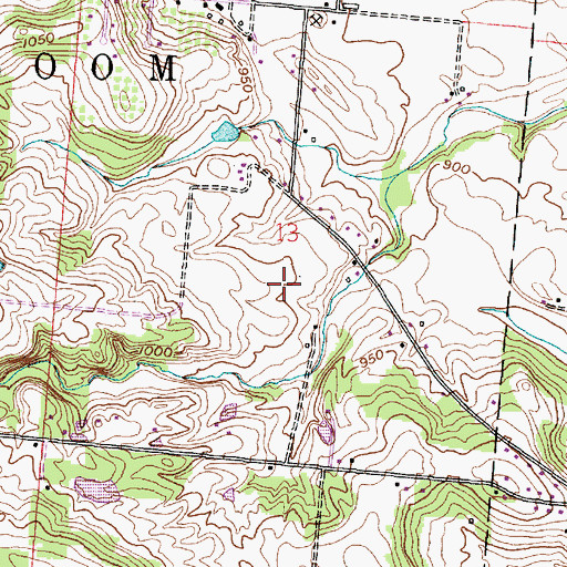 Topographic Map of Honey Hill Orchard, OH