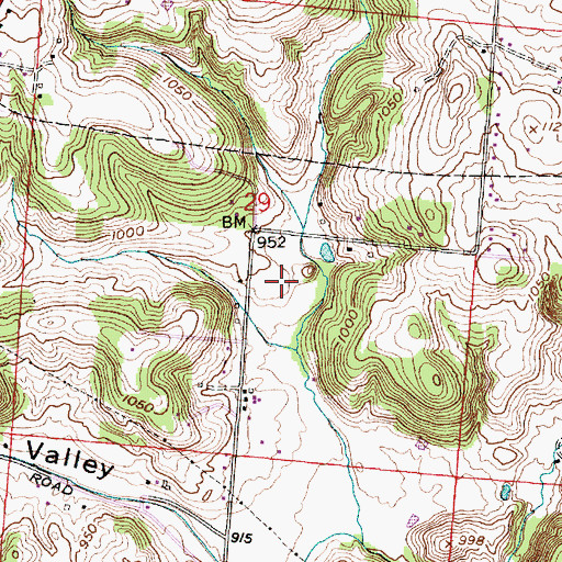 Topographic Map of Reese's Orchard, OH