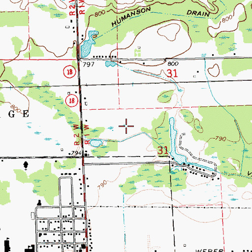 Topographic Map of Gladwin County Historical Society Museum, MI