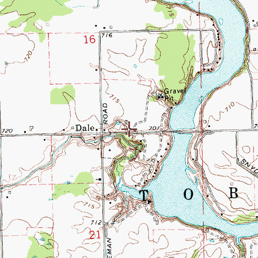 Topographic Map of Good Shepherd Lutheran Church, MI