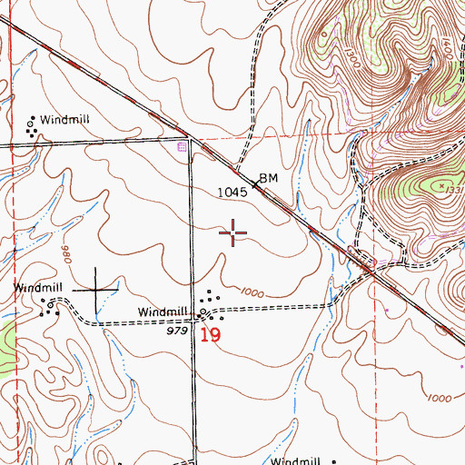 Topographic Map of Williams Canyon, CA