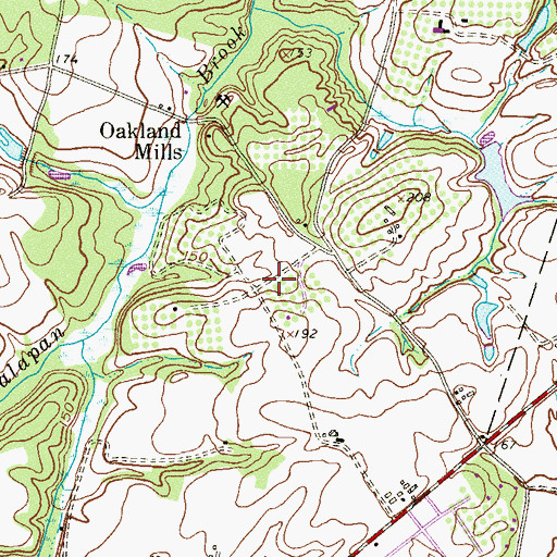 Topographic Map of Crest Fruit Farm, NJ