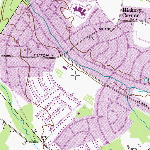 Topographic Map of Lee Turkey Farm, NJ