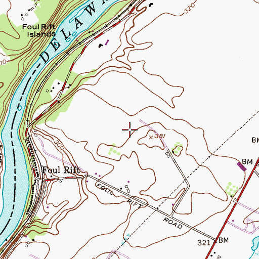 Topographic Map of Mackeys Orchard, NJ