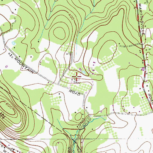 Topographic Map of Ripple Hill Farm, NJ