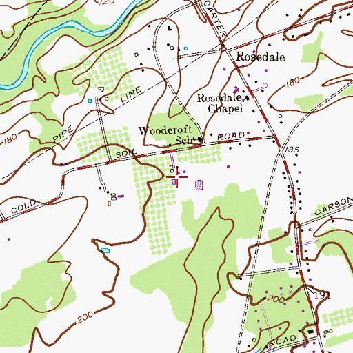Topographic Map of Terhune Orchards, NJ