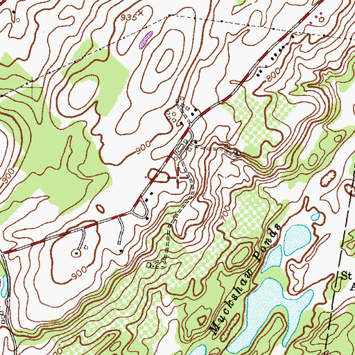 Topographic Map of Windy Brow Orchard, NJ