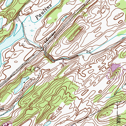 Topographic Map of Black Creek Farm, NJ