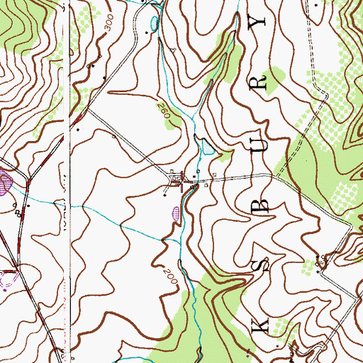 Topographic Map of Cedar Lane Farm, NJ