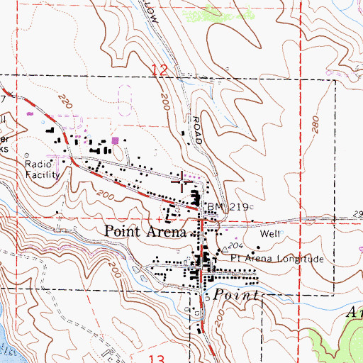 Topographic Map of Pacific Community Charter School, CA