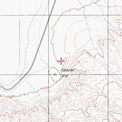 Topographic Map of Willow Creek, CA