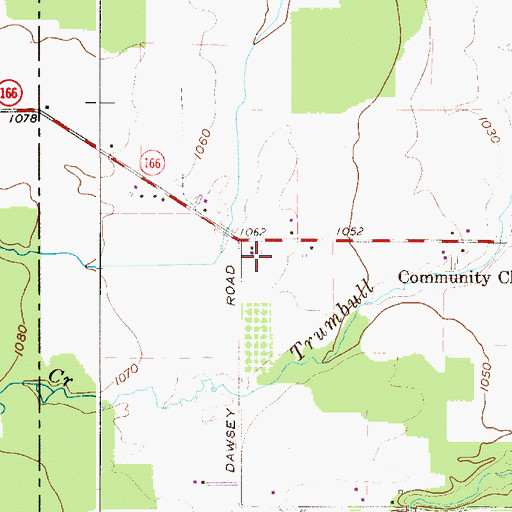 Topographic Map of Still Waters Farm, OH