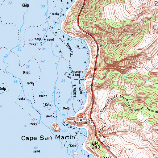 Topographic Map of Willow Creek, CA