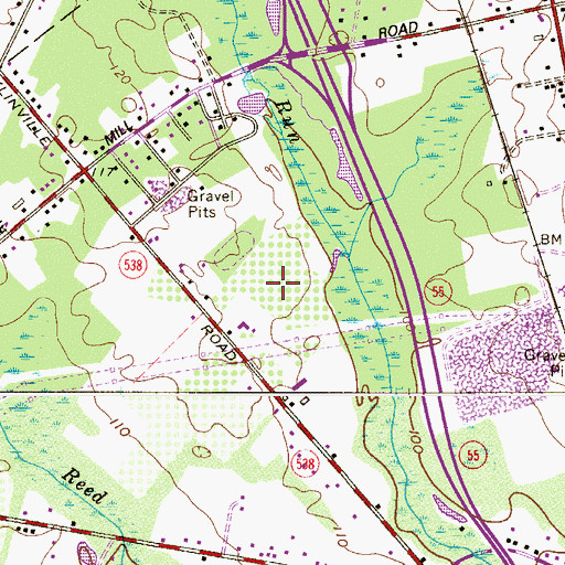 Topographic Map of Robert Schober Orchards, NJ