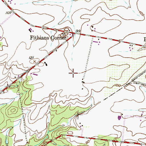 Topographic Map of Sunny Slope Farms of New Jersey, NJ