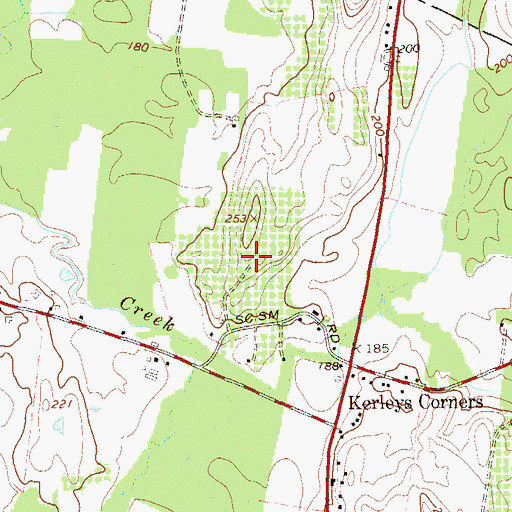Topographic Map of Mead Orchards, NY