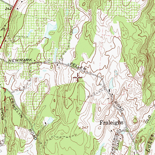 Topographic Map of Oriole Orchards, NY