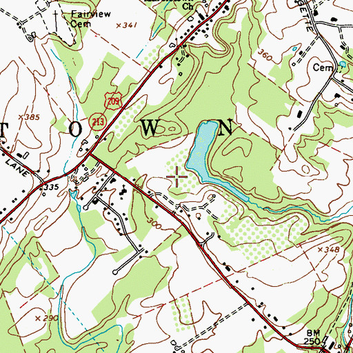 Topographic Map of Stone Ridge Orchard, NY