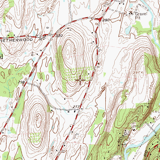 Topographic Map of Terhune Orchards, NY