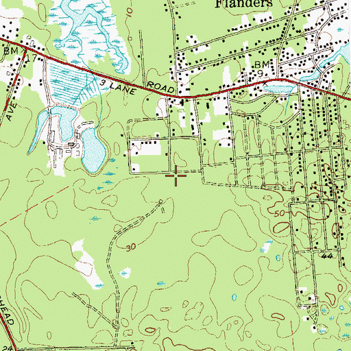 Topographic Map of Friendship Baptist Church, NY