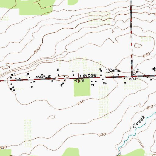 Topographic Map of Hageman Farm Cemetery, NY