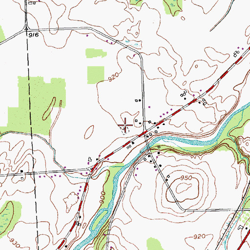 Topographic Map of Jug City Cemetery, NY
