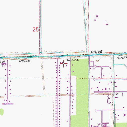 Topographic Map of Christ Covenant Church, FL