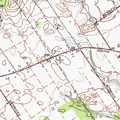 Topographic Map of Big E Farm, NY