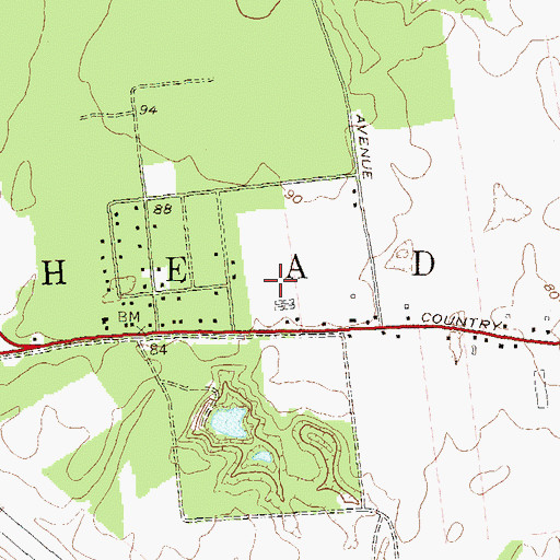 Topographic Map of Will Miloski's Poultry Farm, NY
