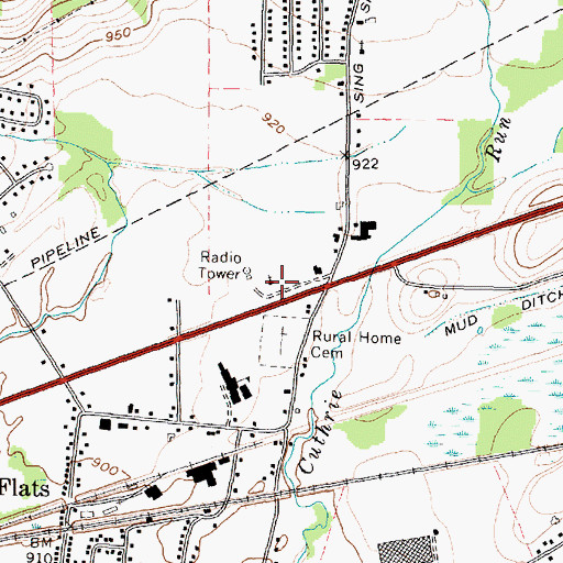 Topographic Map of Unitarian Fellowship, NY
