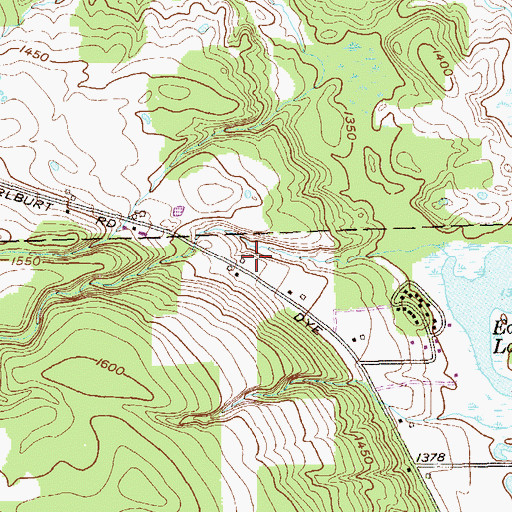 Topographic Map of Hanova Hill Farm, NY