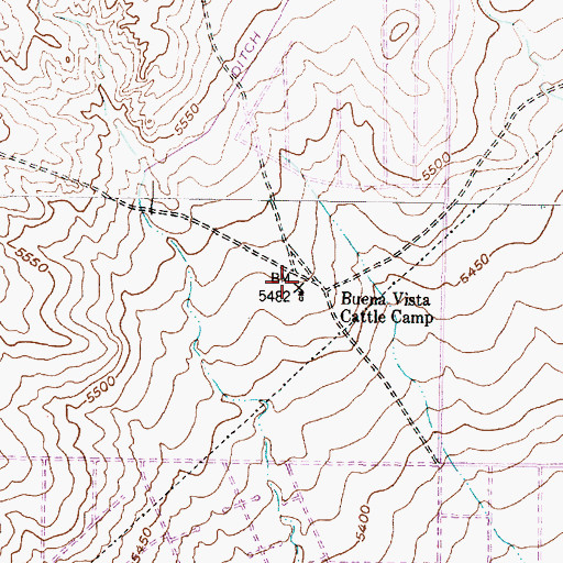 Topographic Map of Star Heights Park, NM