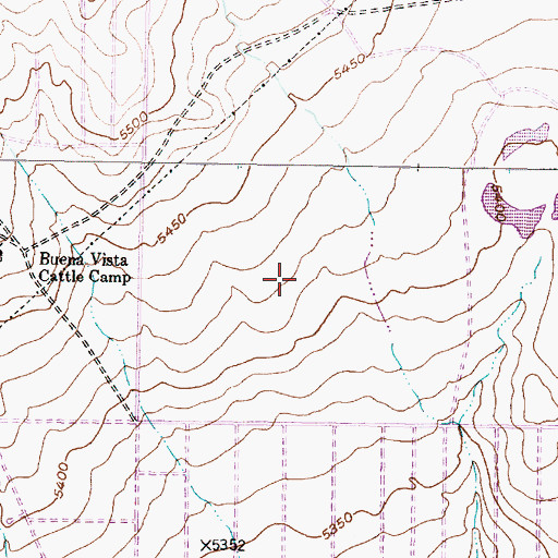 Topographic Map of Western Winds Park, NM
