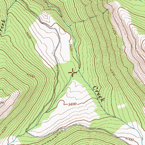 Topographic Map of Robber Creek, WA