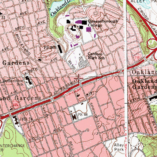 Topographic Map of Korean Central Presbyterian Church, NY