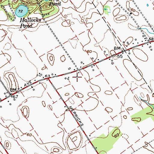 Topographic Map of Martha Clara Vineyards, NY