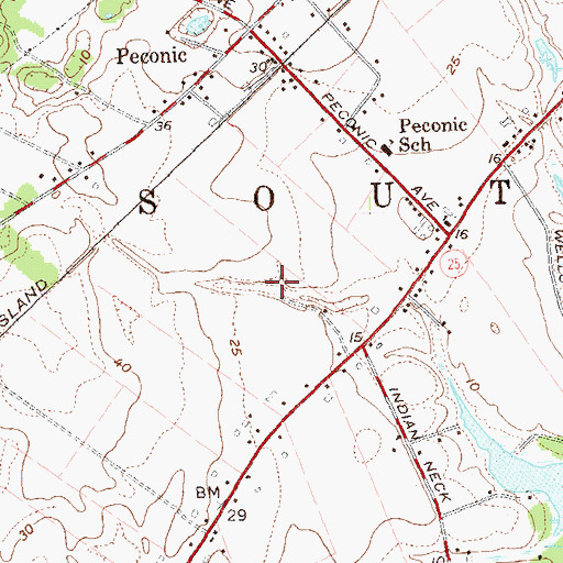 Topographic Map of Pindar Vineyards, NY